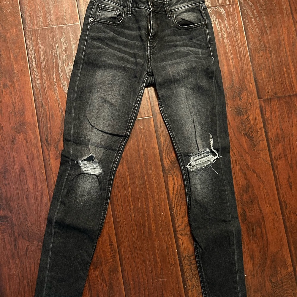 Miss Me Charcoal Skinny Jeans